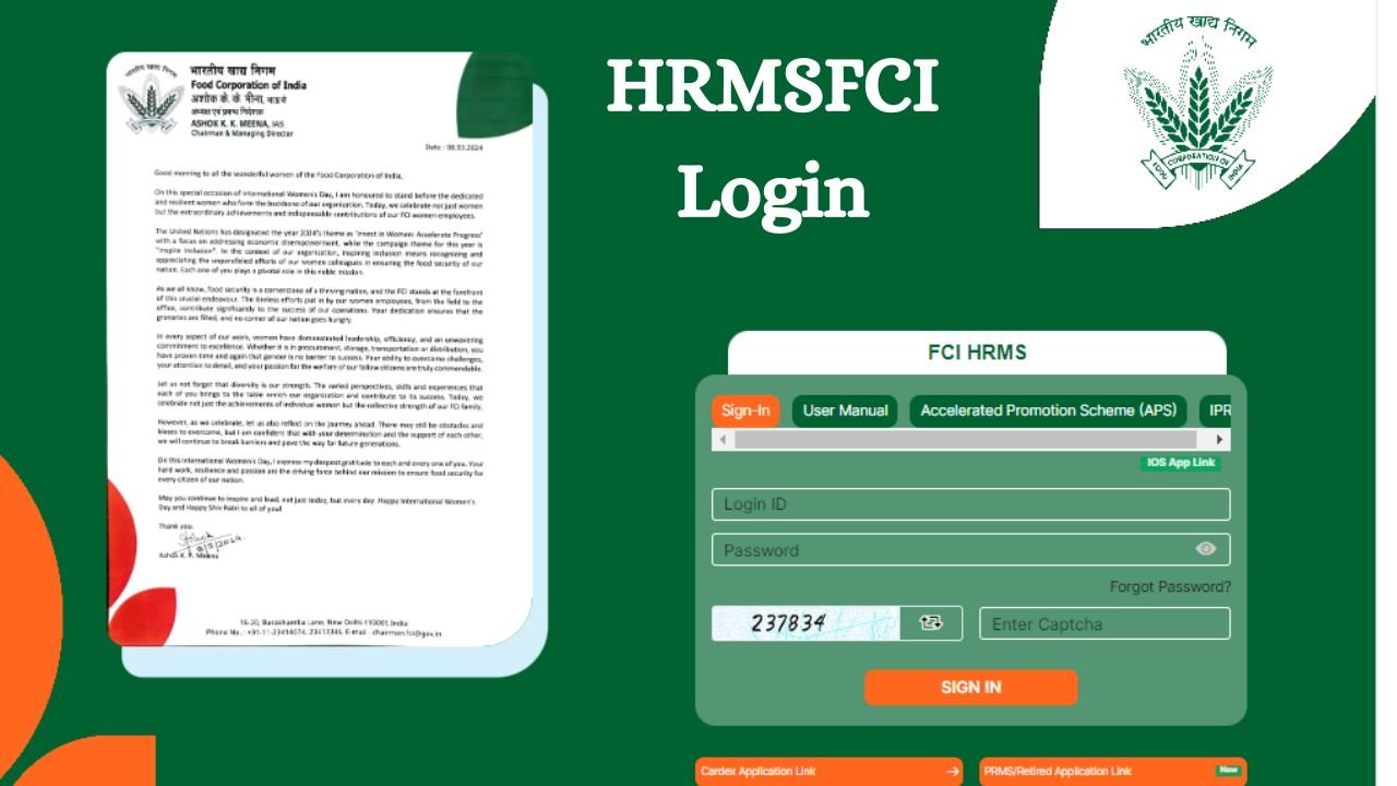 HRMS FCI Login: OVERVIEW, BENEFIT, LEAVE AND SUBMIT ATTENDANCE